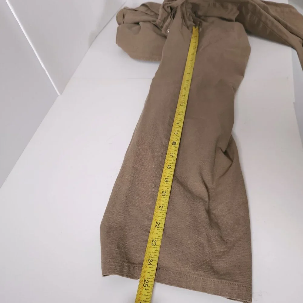 Eileen Fisher Womens Organic Cotton Hemp Overalls XL Utility Minimalist - Picture 6 of 16